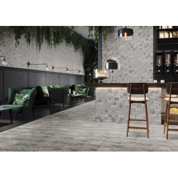Сходинка пряма з капіносом Paradyz Mattone Pietra Grafit Kapinos Stopnica Prosta 330x300