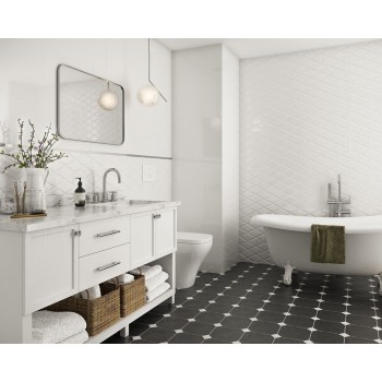 Мозаїка Paradyz Bianco Romb Hexagon 204x238