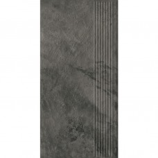 Сходинка пряма Paradyz Ceramika Ardis Dark Stopnica Prosta Struktura Mat 600x300