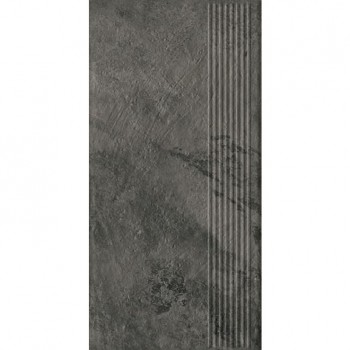 Сходинка пряма Paradyz Ceramika Ardis Dark Stopnica Prosta Struktura Mat 600x300