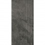 Сходинка пряма Paradyz Ceramika Ardis Dark Stopnica Prosta Struktura Mat 600x300