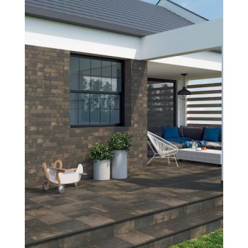 Paradyz Fondi Brown Stopnica Prosta 30X30