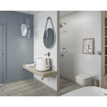 Paradyz Neve Bianco Rect Str Mat 250X750