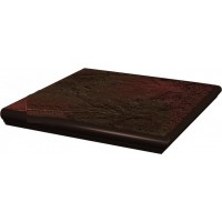 Ступень угловая с капиносом Paradyz Asti Brown KaPиnos Stopnica Narozna 330x330