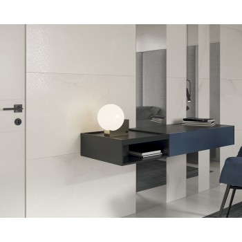 Paradyz Elegantstone Bianco Szkl Rect Lap 598X598