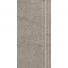 Paradyz Pure Art Dark Grey Stopnica Prosta Nacinana Mat. 598X298