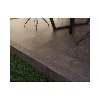 Сходинка Paradyz Ilario Brown з капіносом кутова 330x330