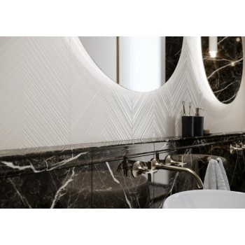Paradyz Arctic Storm Nero Ksztaltka Polysk 298X50
