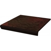 Сходинка пряма з капіносом Paradyz Asti Brown Kapinos Stopnica Prosta 330x300