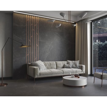 Paradyz Barro Nero Szkl Rect Mat 598X598