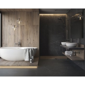 Paradyz Barro Nero Szkl Rect Mat 598X598