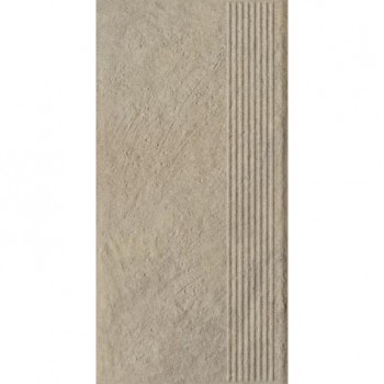 Сходинка пряма Paradyz Ceramika Eremite Crema Stopnica Prosta Struktura Mat 600x300