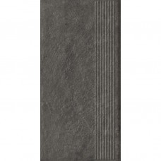 Ступень прямая Paradyz Ceramika Carrizo Basalt Stopnica Prosta Struktura Mat 600x300