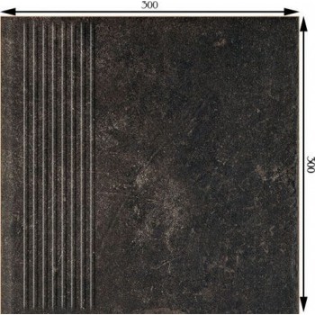 Сходинка пряма Paradyz Fondi brown stopnica prosta 300x300
