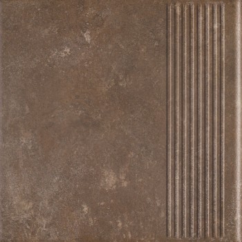 Paradyz Ilario Brown Stopnica Prosta 300X300