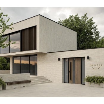 Плитка Paradyz Ceramika Eremite Taupe Elewacja Struktura Mat 400x66