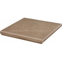 Ступень угловая с капиносом Paradyz Mattone Sabbia Brown KaPиnos Stopnica Narozna 330x330