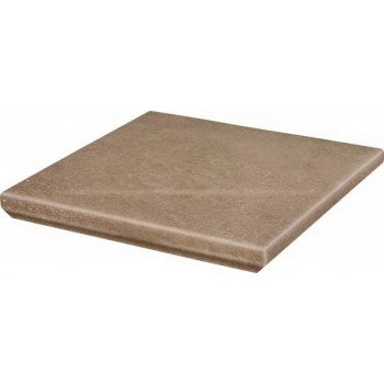 Ступень угловая с капиносом Paradyz Mattone Sabbia Brown KaPиnos Stopnica Narozna 330x330