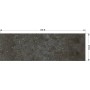 Плитка Paradyz Bella Nero Rekt. Mat 898x298
