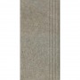 Сходинка пряма Paradyz Ceramika Eremite Taupe Stopnica Prosta Struktura Mat 600x300