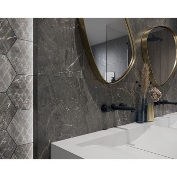 Paradyz Marvelstone Grey Szkl Rect Mat 598X598