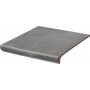 Ступень прямая с капиносом Paradyz Mattone Sabbia Grafit KaPиnos Stopnica Prosta 330x300