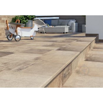Ступень прямая с капиносом Paradyz Fondi Brown KaPиnos Stopnica Prosta 330x300
