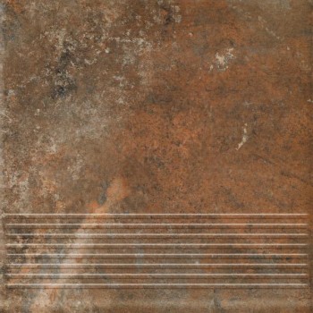 Paradyz Arteon Brown Stopnica Prosta 300X300