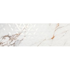Плитка Porcelanite Dos 1219 Calacatta Gold Relieve Geo 400x1200x9