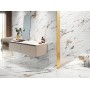 Плитка Porcelanite Dos 1219 Calacatta Gold Relieve Geo 400x1200x9