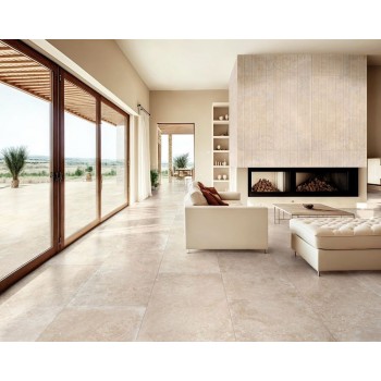 Плитка Ragno Travertino Bianco Vein RC9X R10 Rect 1200x600