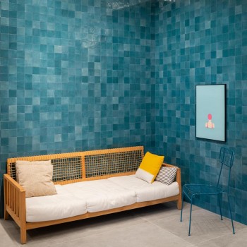 Плитка Ragno R8GD Melange Acquamarina 100x100