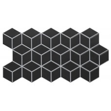 Плитка Realonda Rhombus Black 265x510x10