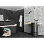Плитка Realonda Rhombus Black 265x510x10