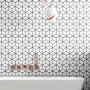 Плитка Realonda Rhombus Black 265x510x10