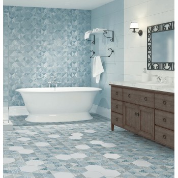 Декор Rocersa Nordic Dec Azul 250x125