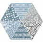 Плитка Rocersa Nordic Hexa Mix 1 200x230x8.5