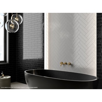 Плитка Rondine J88550 Skln White Brick 250x60