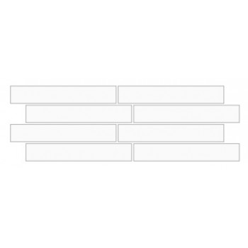 Плитка Rondine J88170 Lcch Bianco 370x61