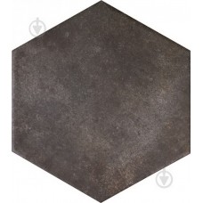 Tau Ceramica Terracina Black Hexagon 25,8*29