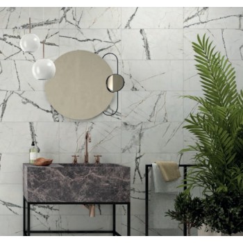 Плитка Stn Ceramica Лагом Вайт Sat Rect 1200x600