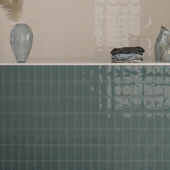 Плитка Wow Ceramic 127001 Fayenza Peacock Blue 125x62