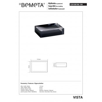 Мильниця Bemeta Vista 120108196-100