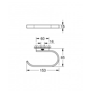 Держатель туалетной бумаги Grohe Selection 41220KF0
