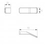 Крючок Devit Do It 4030110B черный мат