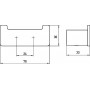 Подвійний гачок для рушників Emco Loft 0575 001 02