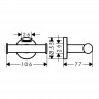 Hansgrohe Logis Universal 41725000 Крючок для полотенец