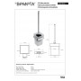 Туалетная щетка Bemeta Via 135013012