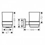 Hansgrohe Logis 41718000 Стакан для зубних щіток