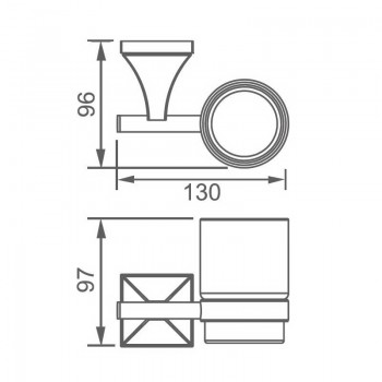 Devit Classic 6010151 Стакан для зубних щіток